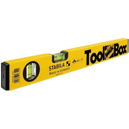 Stabila Toolbox 16320 Metalen waterpas 43 cm 0.5 mm/m