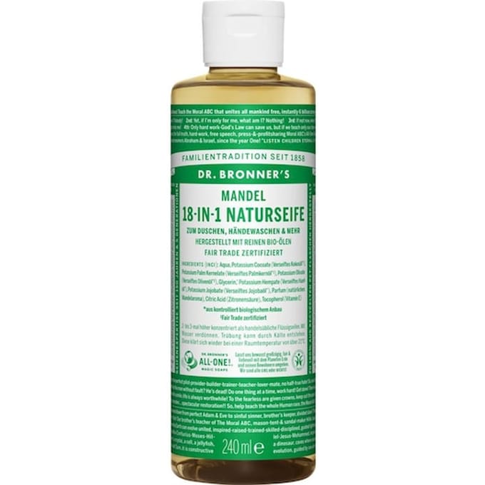 Dr. Bronner's Zeep 18-in-1 natuurlijke zeep Vloeibare Dames 240 ml