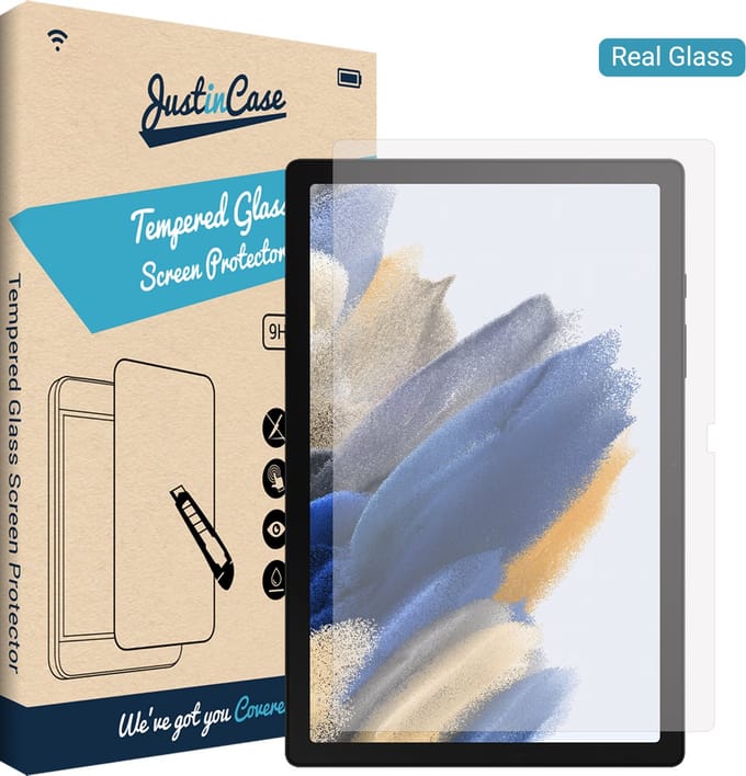 Just in Case screenprotector geschikt voor Samsung Galaxy Tab A8 - Screenprotector Tablet Glas