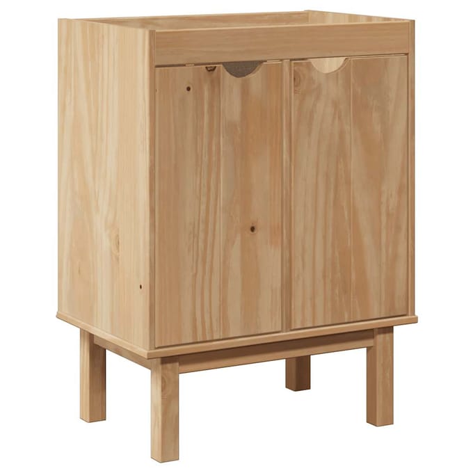 vidaXL - Wastafelkast - OTTA - 59x40x80 - cm - massief - grenenhout