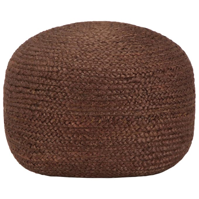 vidaXL - Poef - handgemaakt - 40x45 - cm - jute - bruin