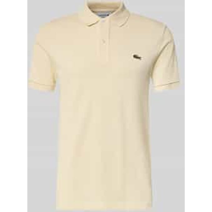 slim fit poloshirt van puur katoen