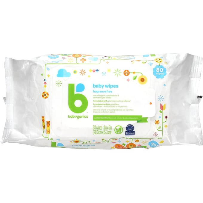 Babydoekjes, Geurloos, 80 Stuks white