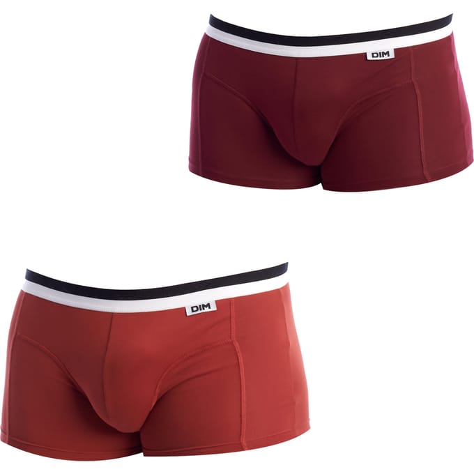 Pack-2 Boxers DIM Basic Ademende Stof D05H2 voor Mannen