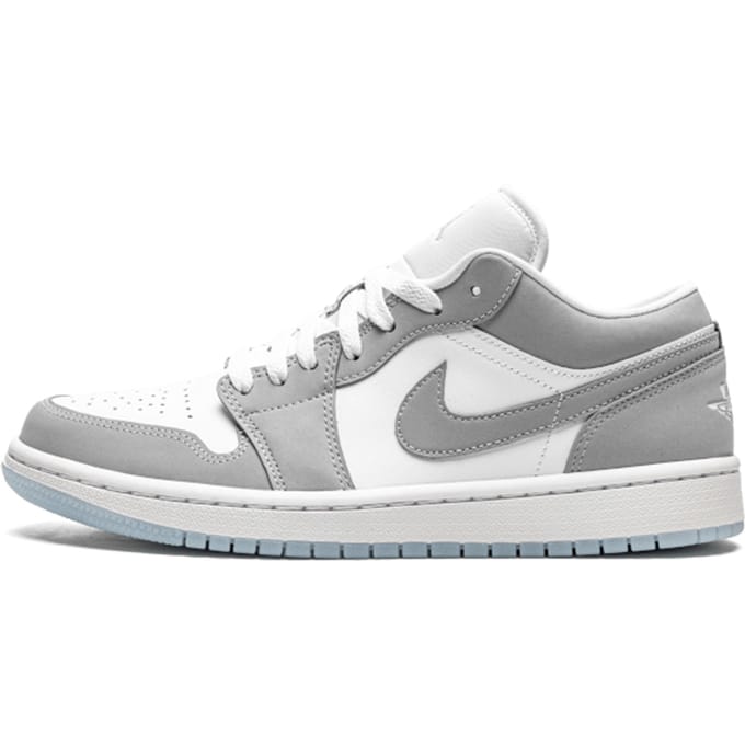 Jordan 1 Low Sneakers Dames - Wit - Maat 36 - Leer, Synthetisch