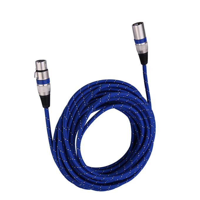 XLR Male naar Female Plug Balance 3pin Microfoon MIC o Kabel 10 meter