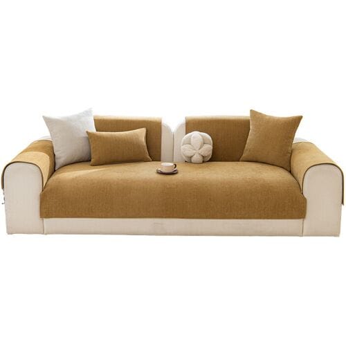ochama Kussensloop voor Sofakussenset, kussenbeschermer, antislip kussenhoes, 45×45cm - Khaki
