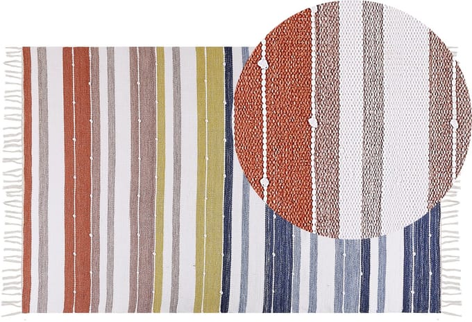 TOZAKLI - Modern vloerkleed - Multicolor - 140 x 200 cm - Polyester