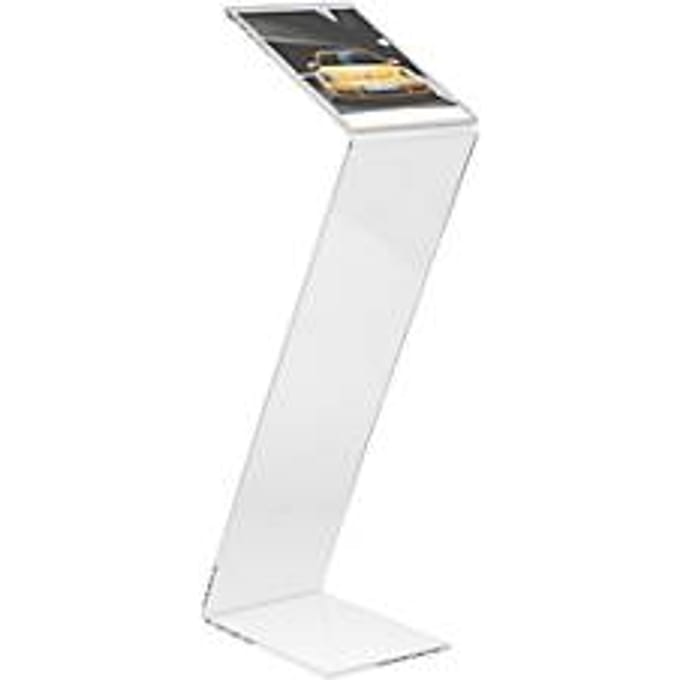 Infostandaard -  plexiglas - B 220 x D 300 x H 850 mm - glashelder