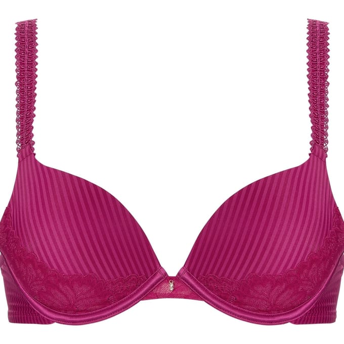 Livera Bra Tshirt Push Stripe Lace Sweet Cherry Taglia: C80 | Reggiseni Outlet | Donna