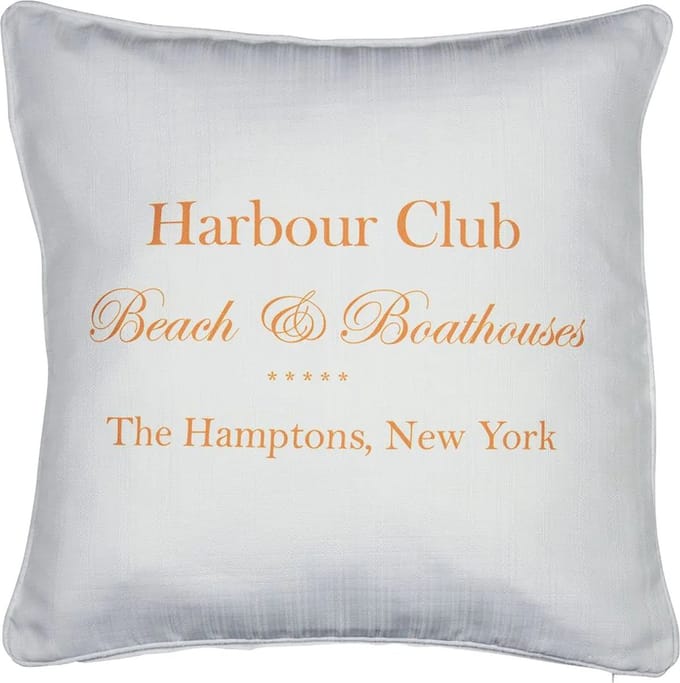 Buitenkussen harbour club wit 50x50cm