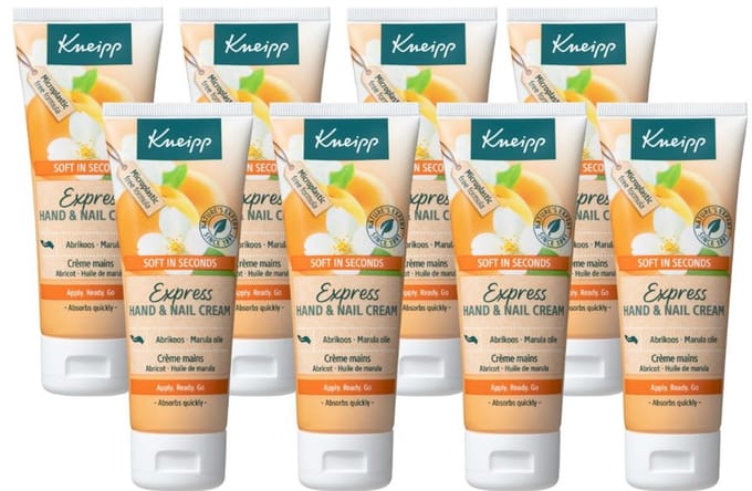 8x Kneipp Handcreme Abrikozenmelk 75 ml