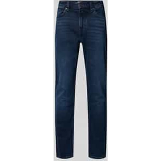 Tapered fit jeans van katoenmix, model 'ARIC'