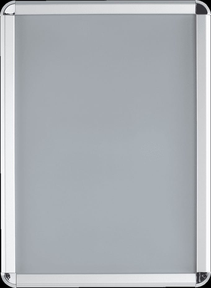 Aluminium kliklijst - 32 mm - ronde hoek A2 - 594 x 420 mm