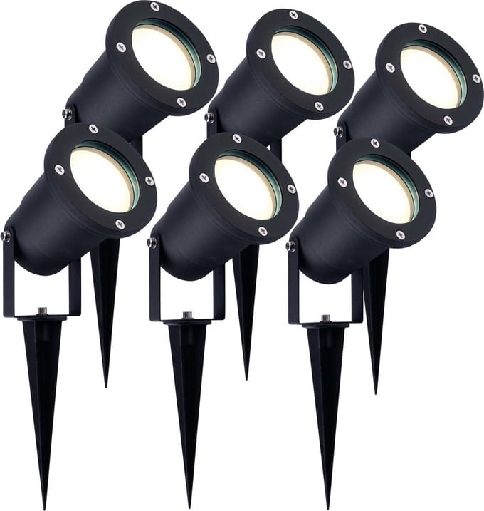 Ledvion - 6X LED Prikspots - IP65 - 5W - 4000K - 1M