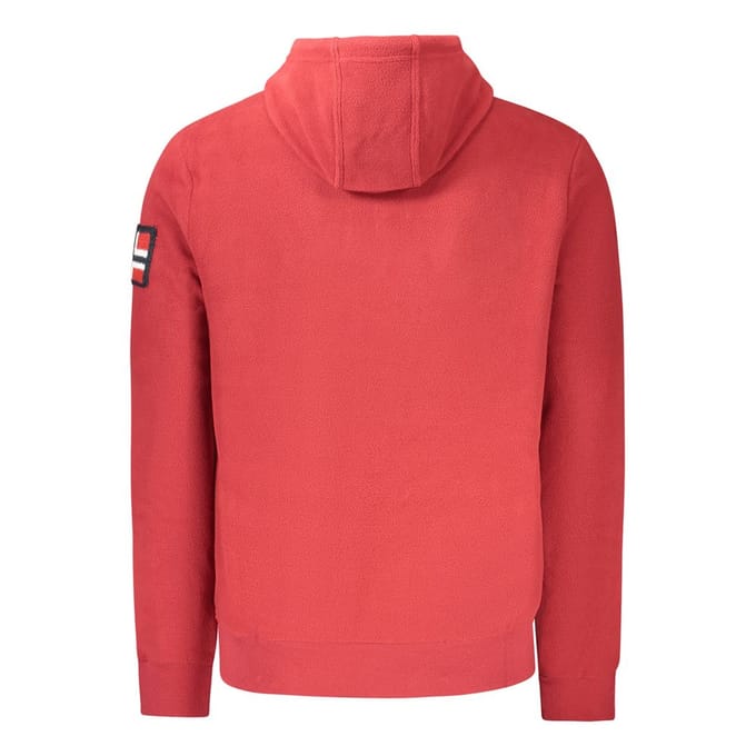 Noorwegen 1963 Rode Polyester Heren Hoodie