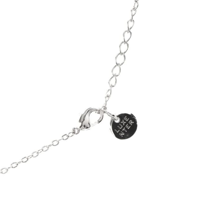 Luxenter Rhodium Plated Briljant Zirkonia Ketting - Akele