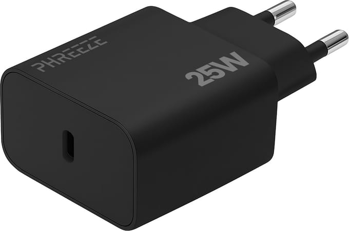 Usb C adapter - 25w snellader Oplader usb C - Phreeze origineel