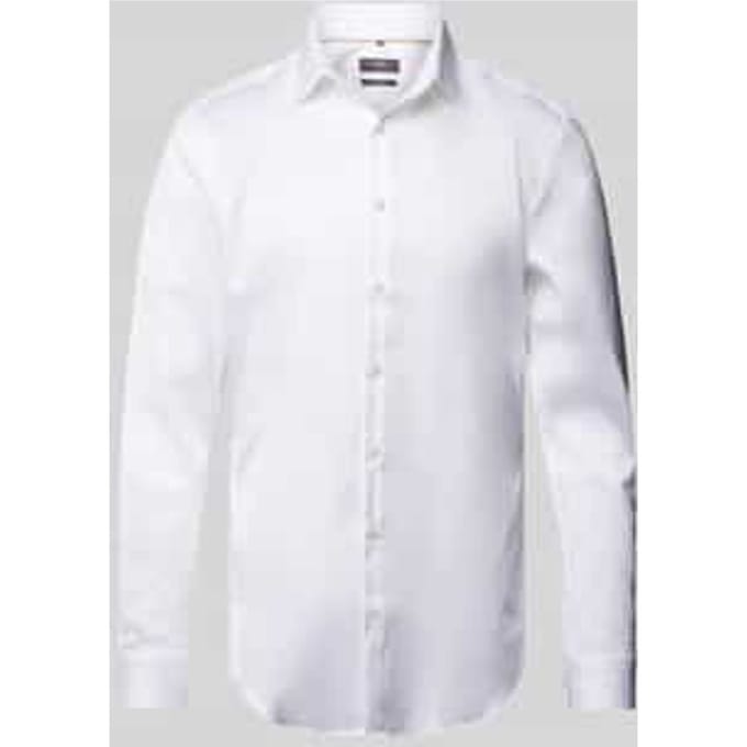 Super slim fit zakelijk overhemd met kentkraag