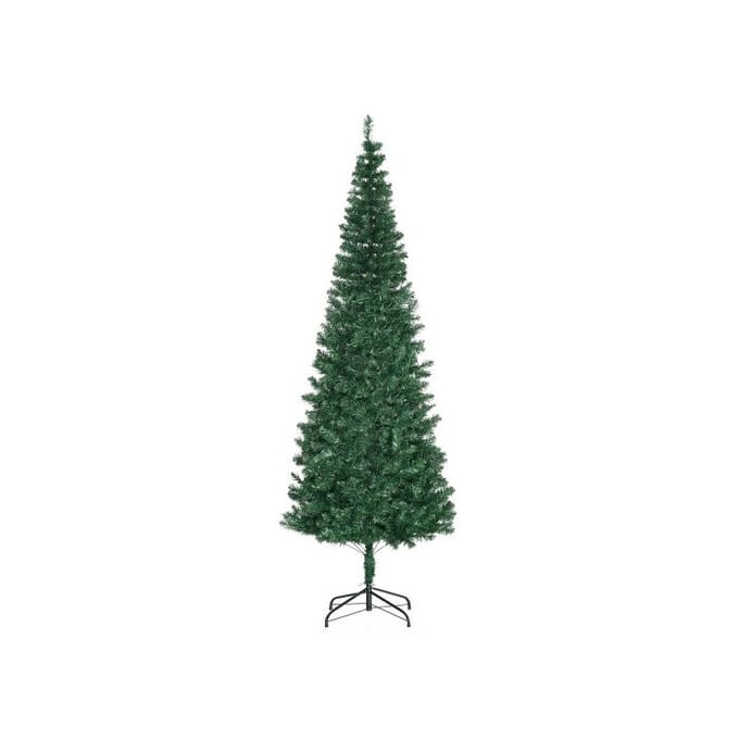 Sapin de Noël artificiel - MUVOE - classique - H210 cm - 631 pointes - support stable vert