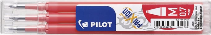 Rollerpenvulling pilot frixion bls-fr7 m koraalrz | 12 stuks