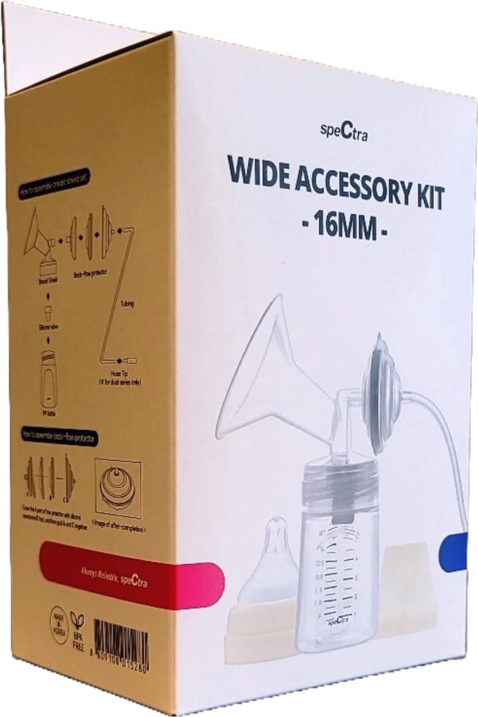 Spectra borstkolf set 16mm - toebehoren voor Spectra borstkolven | 002496