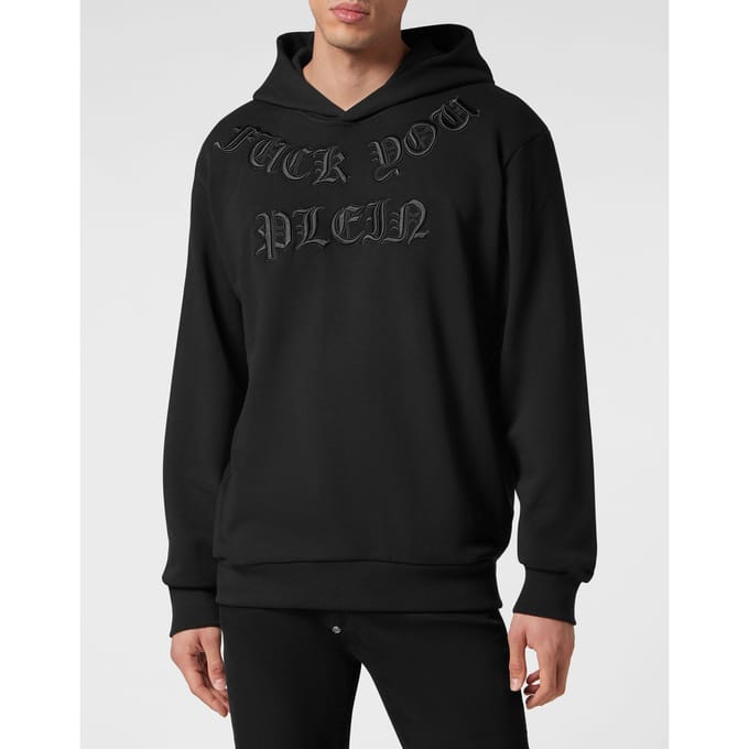 Sweatshirt Met Capuchon Gothic Plein