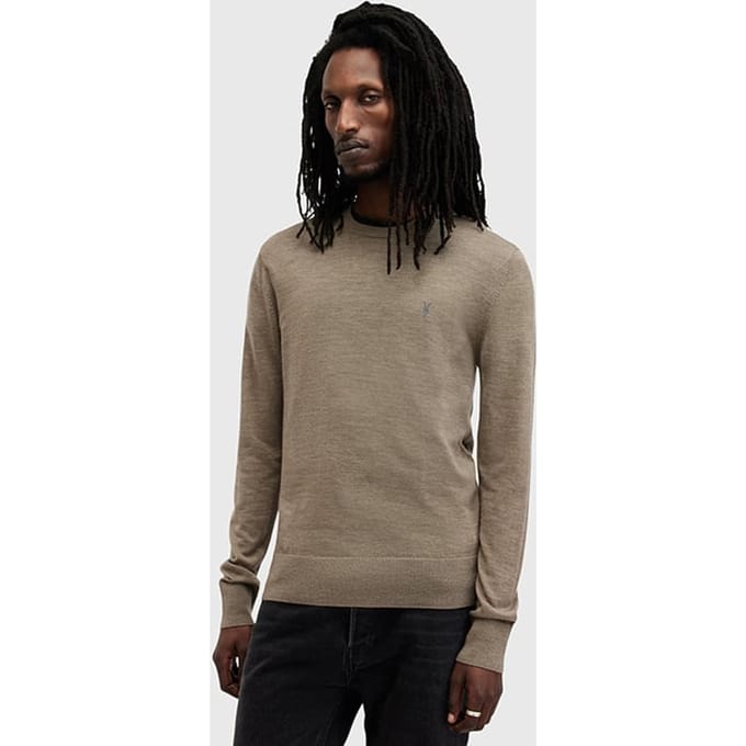AllSaints Mode Merino Crew Taylor Green Taglia: XXL | Maglioni a maglia Outlet | Uomo | Verde