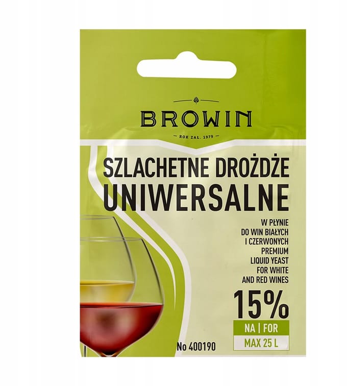 Browin - Universele Wijn Gist - 20ML - Eenvoudig te gebruiken