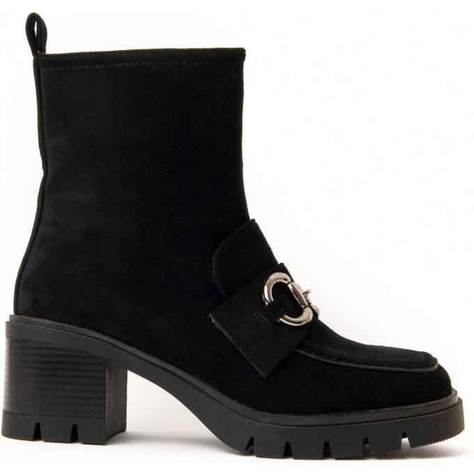 Botín De Tacón Para Mujer.  Montevita  Vareli  96611 41 zwart