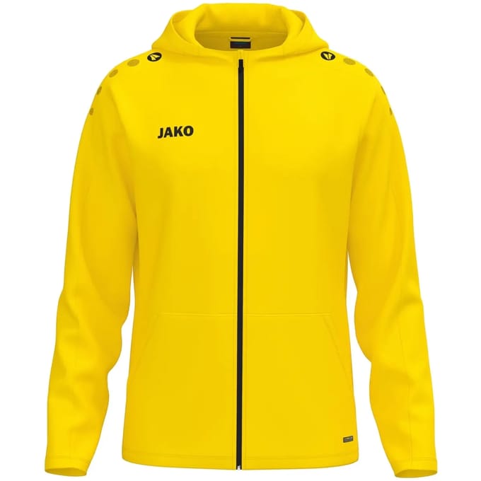 Jako One Jas Met Kap Heren - Geel | Maat: L