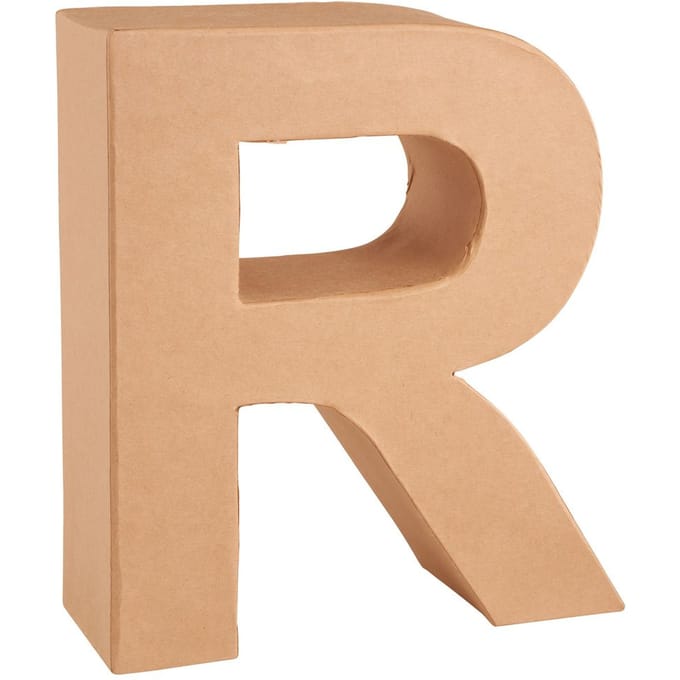 Kartonnen brief - Letter "R"
