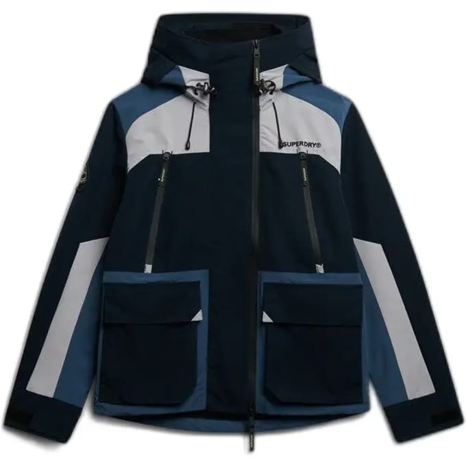 Superdry - Colour Block Windbreaker Jas met Capuchon - Heren