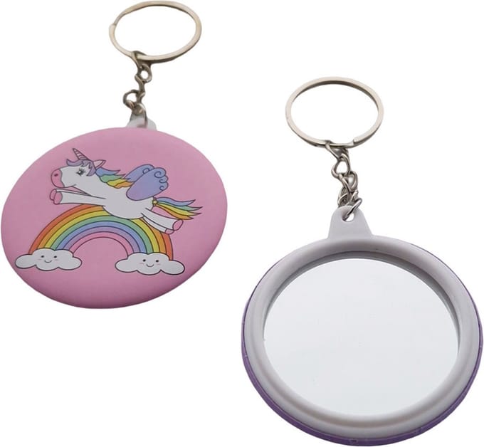 Duckiez Sleutelhanger Eenhoorn Met Spiegel - 48 stuks