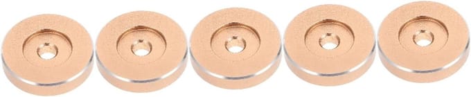 Platenadapter Set - Vinyl Accessoires - Platenspeler Gebruik - Minimaliseert Excentriciteit - 7 Inch - Goud