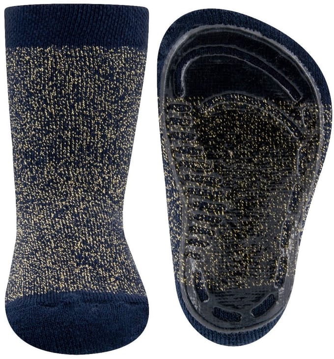 Antislip kindersokken met glitter – Navy – 29-30