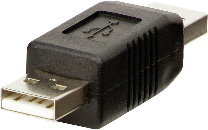 LINDY USB 2.0 Adapter [1x USB-A 2.0 stekker - 1x USB-A 2.0 stekker] neu