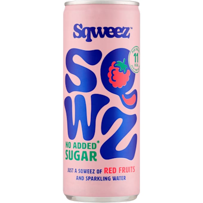 SQWZ Sqweez Red Fruits No Added Sugar 250ML