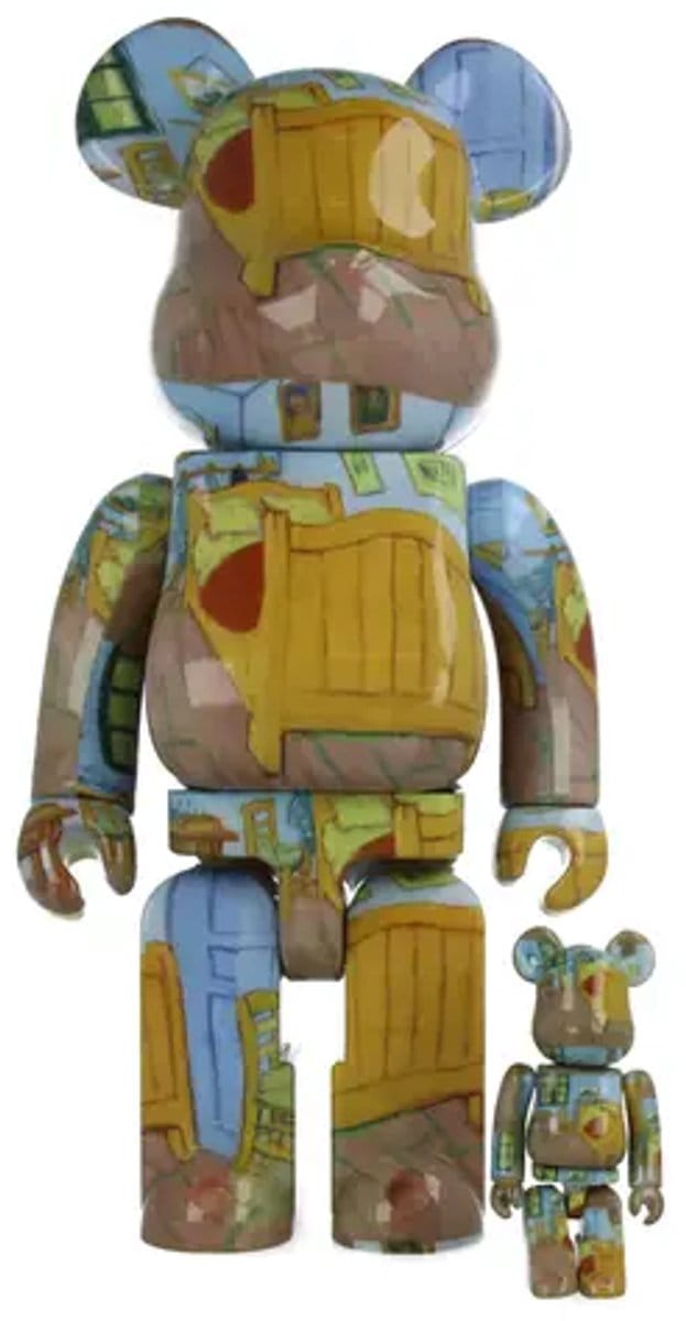 400% & 100% Bearbrick set – Van Gogh (The Bedroom)