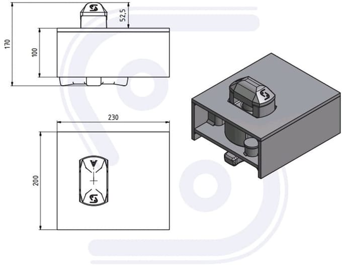 Twistlock R-316 VAP-R platform