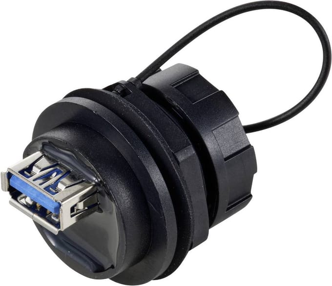 TRU COMPONENTS TC-12770416 USB 3.0 inbouw doorvoer 1 stuk(s)