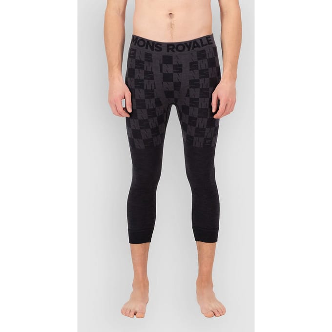 Mons Royale Ascender Merino 3/4 Legging Thermo Broek grijs