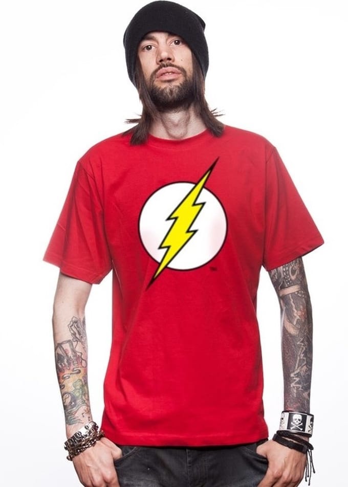 The Flash t-shirt - rood - voor heren - DC Comics verkleed shirt 54