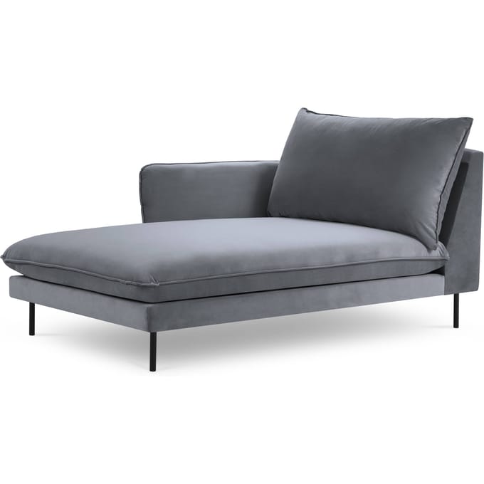 Chaise longue Vienna links velvet | Cosmopolitan Design