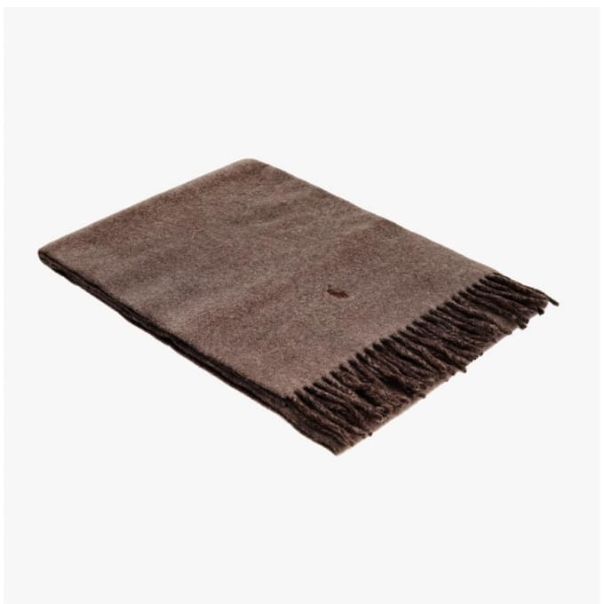 Polo Ralph Lauren Wc0601 225 Écharpe à franges double face avec poney WC0601-225 black