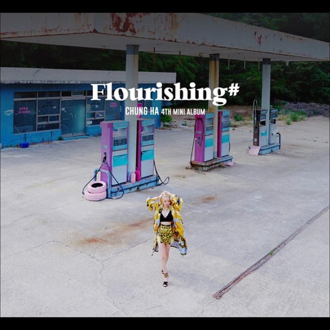 CHUNG HA [Bloeiend] 4e minialbum / CHUNGHA-album No poster gray