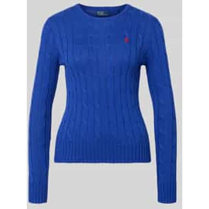 Gebreide pullover met kabelpatroon model 'JULIANNA'