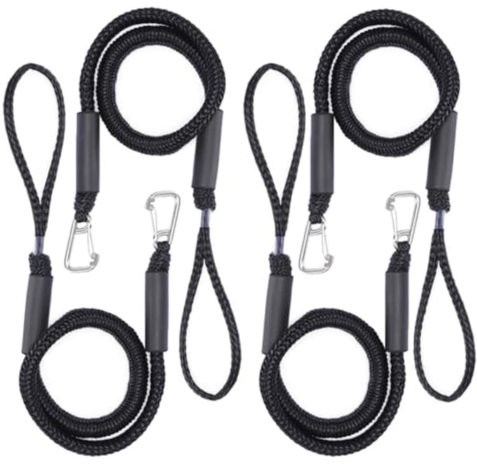 Elastische Trekkoord voor Boot - Bungee Aanleglijnen - 4 Stuks