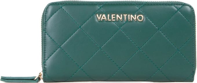 VALENTINO Portemonnee Nur Re Zip Around Wallet Bosco Donkergroen