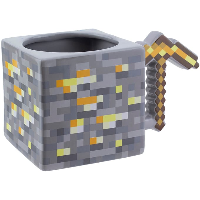 Minecraft Gold Pickaxe Mug